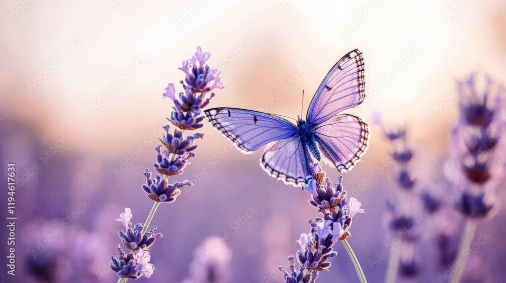 Blue on Lavender Flowers, Perfect for Wallpaper, Desktop Background, or Nature Print Blue on Lavender Flowers, Perfect for Wallpaper, Desktop Background, or Nature Print