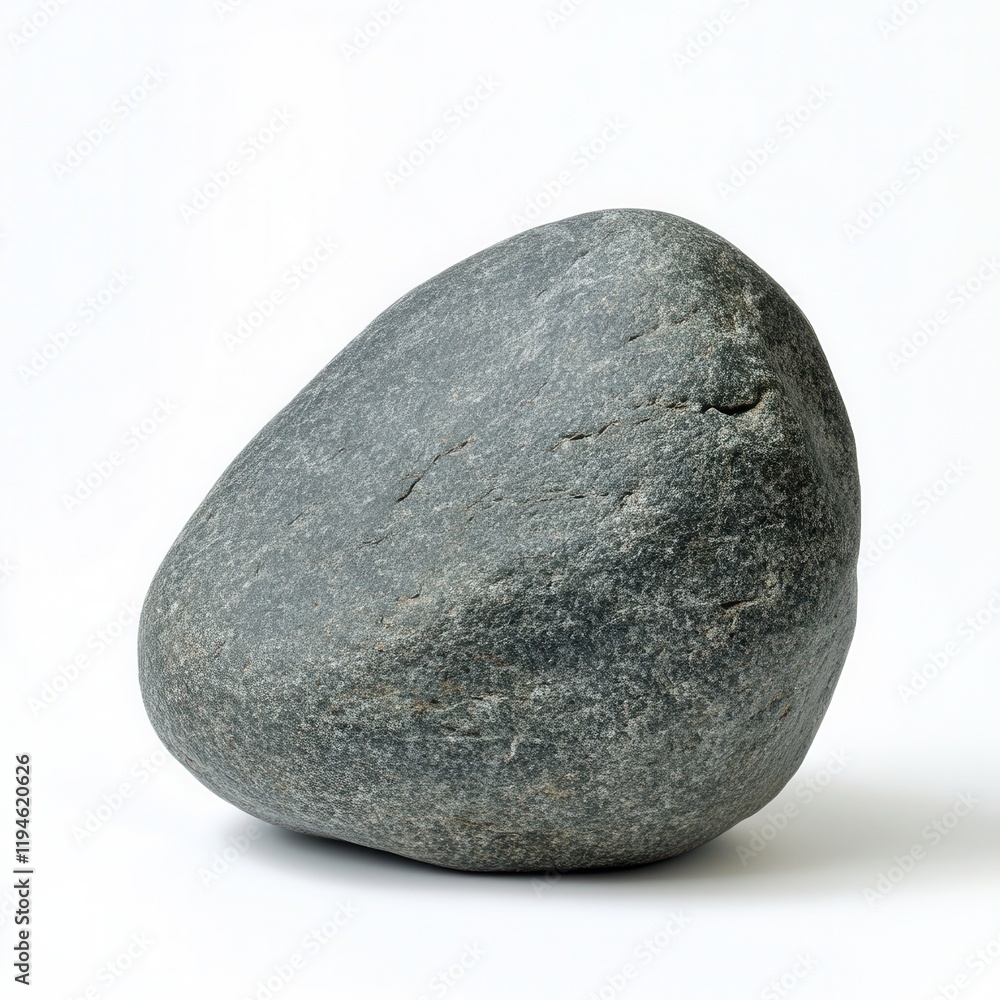Smooth grey stone, studio shot, white background, zen (3) Smooth grey stone, studio shot, white background, zen (3)