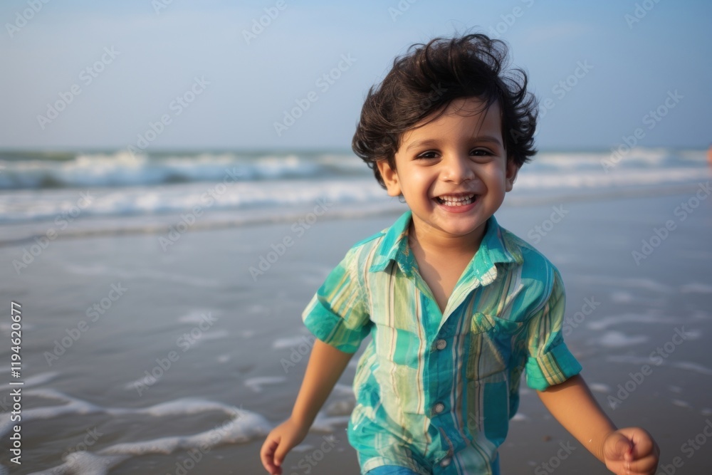 Pakistani kid beach photography portrait. Pakistani kid beach photography portrait.