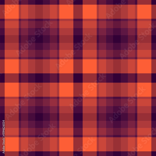 British seamless tartan plaid, veil fabric background pattern. Invite textile vector check texture in red and pink colors.