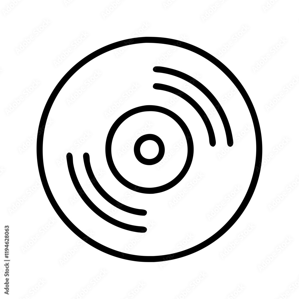 vinyl record icon, vinyl record line art - simple line art of vinyl record, perfect for vinyl record logos and icons and themed design vinyl record icon, vinyl record line art - simple line art of vinyl record, perfect for vinyl record logos and icons and themed design