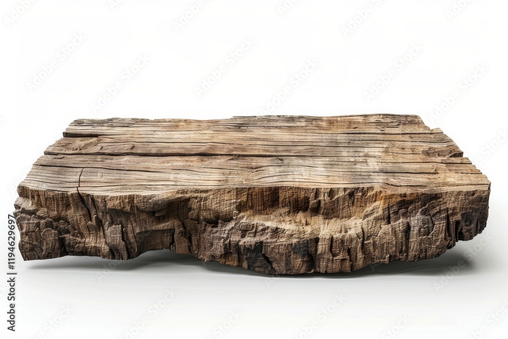 Fototapeta premium Rustic wooden slab with natural texture