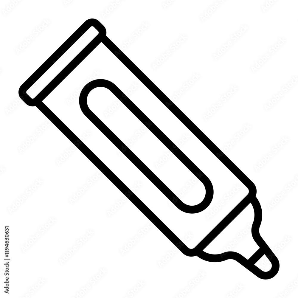 Fototapeta premium Marker Vector Line Icon Design