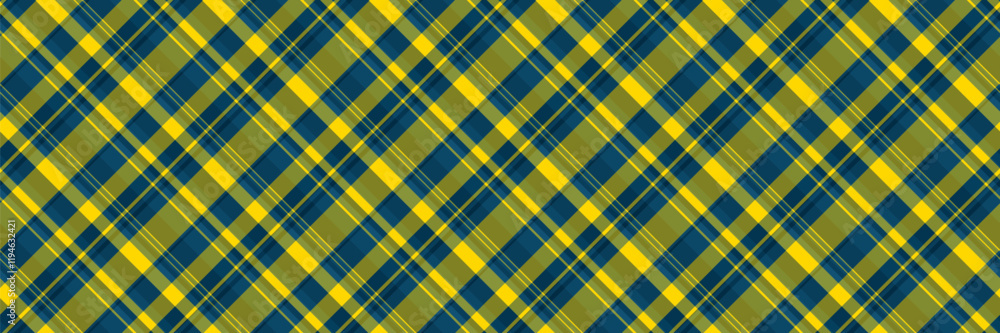 Vibrant diagonal plaid pattern in yellow and teal. Perfect for textile design, website backgrounds, or fashion illustrations. This bold, geometric design adds a touch of modern style to any project. Vibrant diagonal plaid pattern in yellow and teal. Perfect for textile design, website backgrounds, or fashion illustrations. This bold, geometric design adds a touch of modern style to any project.