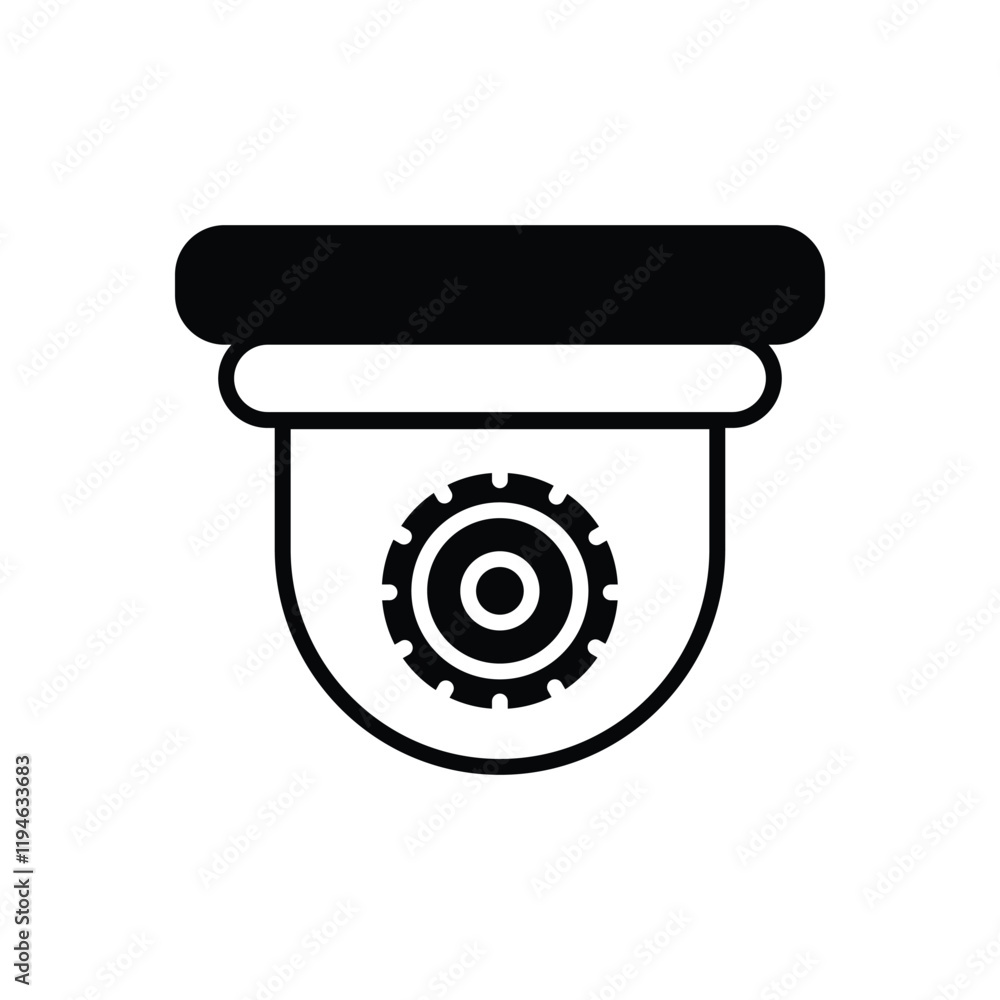 Cctv vector icon stock illustration Cctv vector icon stock illustration