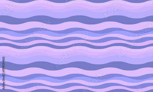 Abstract background with wavy stripes in vibrant colors, creating a rippled, liquid effect. Smooth curves and textured lines add elegance, vitality, and creativity. Ideal for wallpaper or textile.