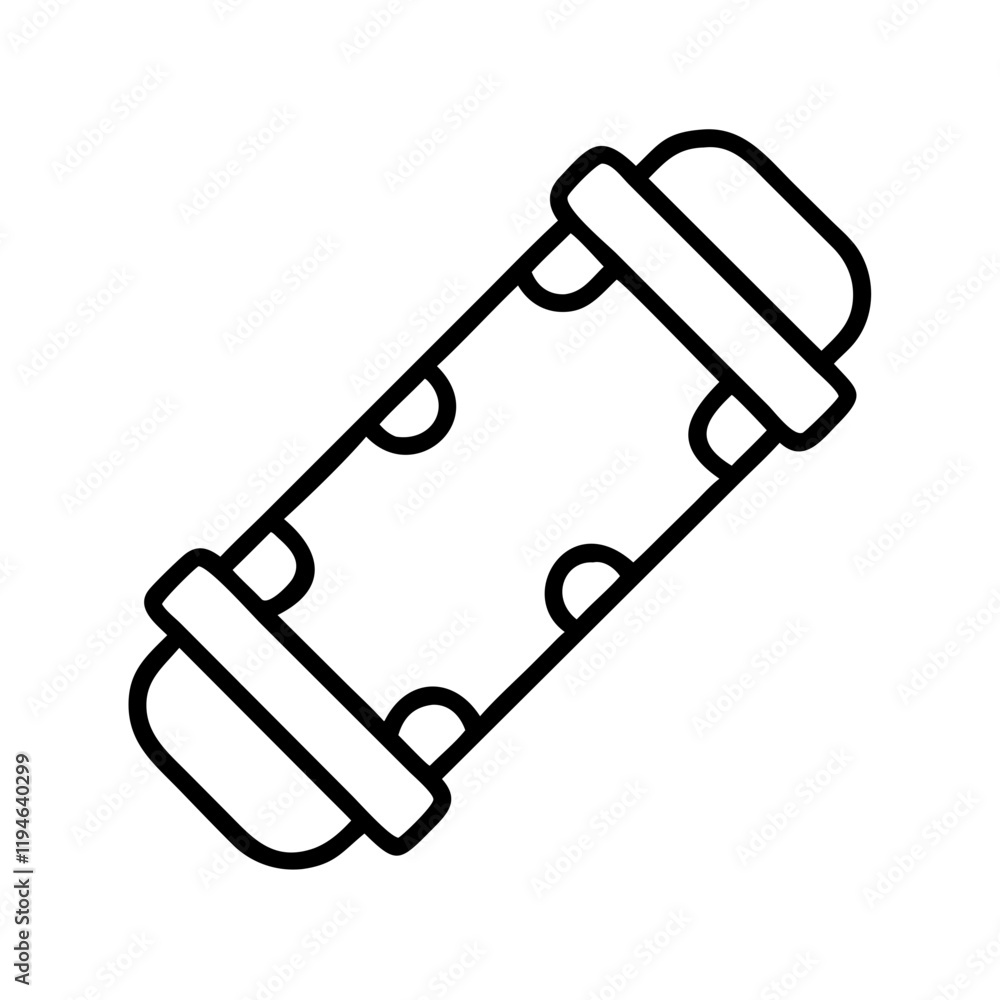skateboard grip tape icon, skateboard grip tape line art - simple line art of skateboard grip tape, perfect for skateboard grip tape logos and icons and themed design skateboard grip tape icon, skateboard grip tape line art - simple line art of skateboard grip tape, perfect for skateboard grip tape logos and icons and themed design