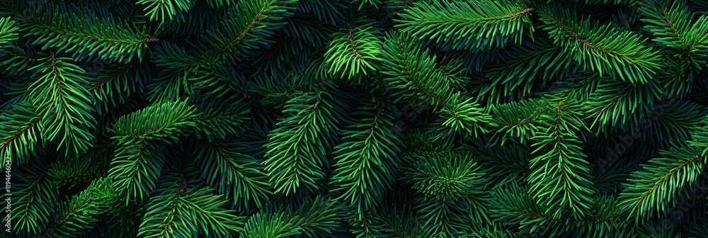 Lush Green Fir Branches in a 3D Render Depicting Freshness and Natural Beauty for Use in Various Design Projects Lush Green Fir Branches in a 3D Render Depicting Freshness and Natural Beauty for Use in Various Design Projects