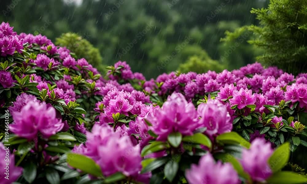 Beautiful white flowers slow motion video in the rain condition Beautiful white flowers slow motion video in the rain condition