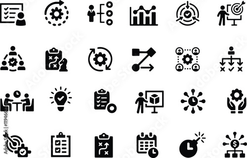 Branding icon set. Containing marketing, product, brand value, design, logo, brand development, social media, advertising and loyal customers icons