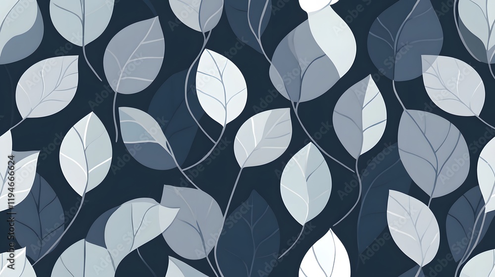 43. A subtle damask pattern with silver and gray tones on a dark background 43. A subtle damask pattern with silver and gray tones on a dark background