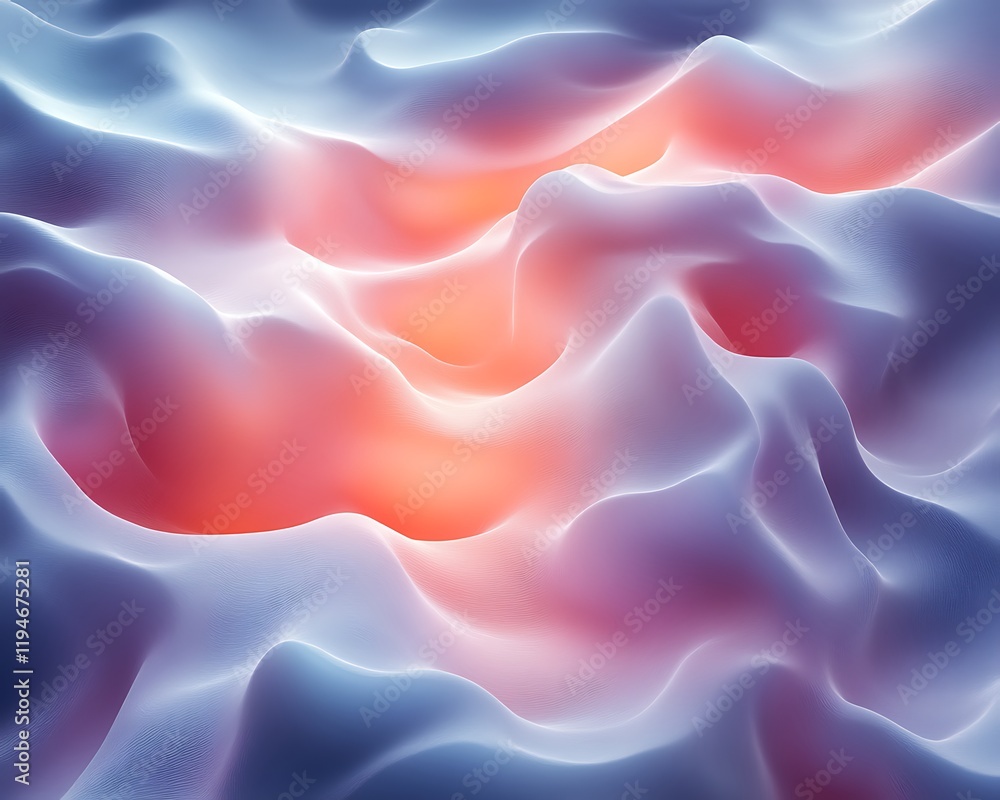Abstract wavy texture with pastel color gradients. Abstract wavy texture with pastel color gradients.