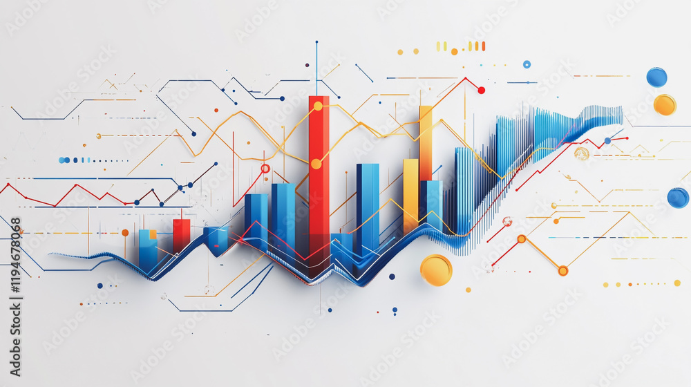 charts and graphs with statistics to innovative analyze business potential and forecast future development of companies growth. charts and graphs with statistics to innovative analyze business potential and forecast future development of companies growth.