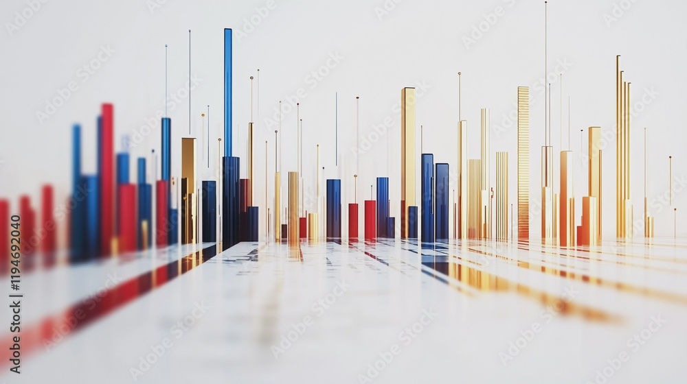Abstract white background with Colorful charts and graphs with statistics to innovative analyze business potential and forecast future development of companies growth. Abstract white background with Colorful charts and graphs with statistics to innovative analyze business potential and forecast future development of companies growth.