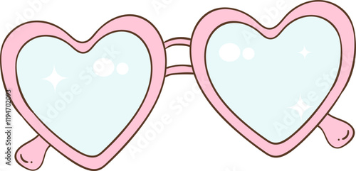 heart shape glasses