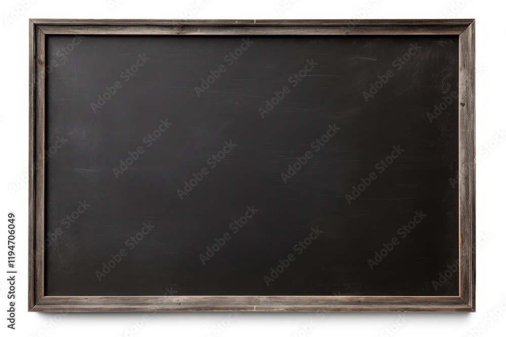 Fototapeta premium Blank blackboard backgrounds white background architecture.