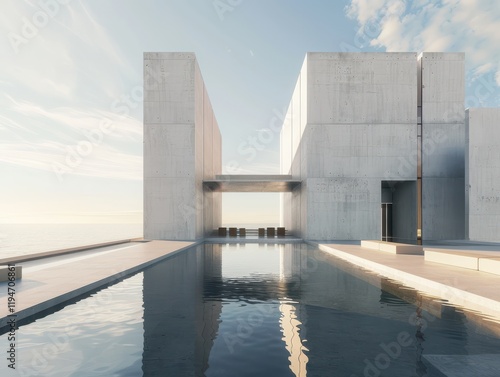 Modern Geometric Architectural Mockups for Unique Design Showcases