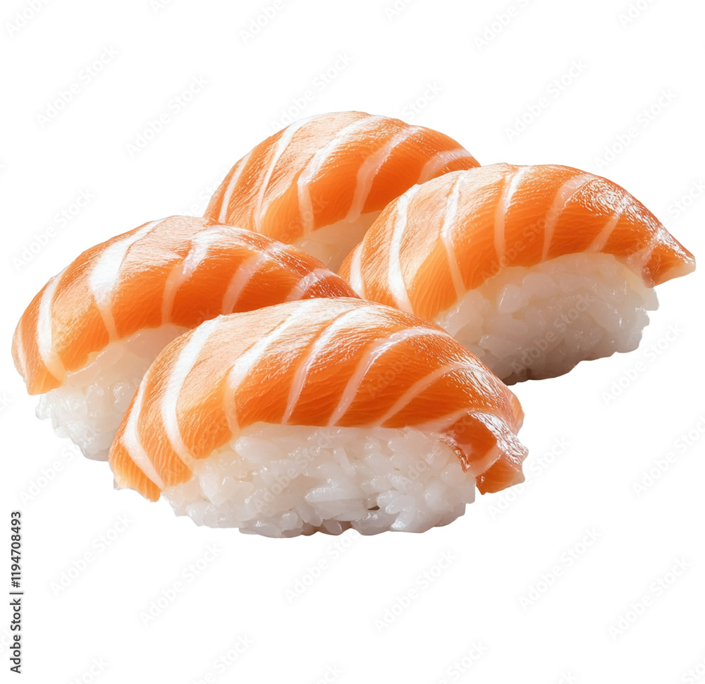 Salmon Sushi Rolls - Fresh and Flavorful Japanese Delicacy Salmon Sushi Rolls - Fresh and Flavorful Japanese Delicacy