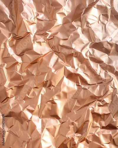 Luxurious Crumpled Metallic Texture Mockups for Creative Design photo