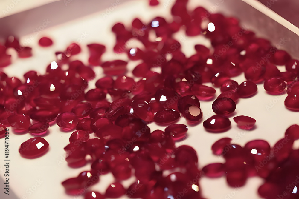 Gemstones are selected multi-colored gems in a jewelry box. Gemstones are selected multi-colored gems in a jewelry box.