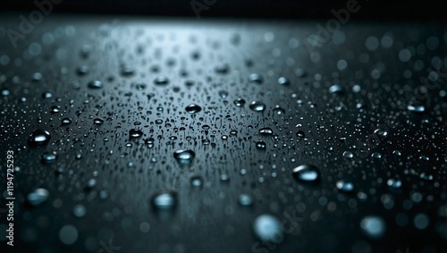 Water drops on neutral background. Minimal abstract product placement or copy space for text and messages.