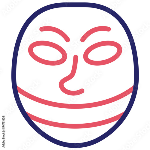 Fawkes vector icon illustration of Protesting and Civil Disobedience iconset.