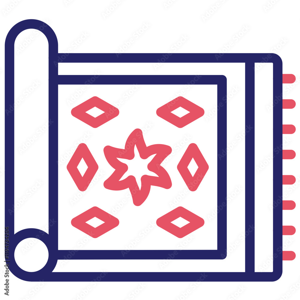 Carpet vector icon illustration of Home Improvements iconset. Carpet vector icon illustration of Home Improvements iconset.