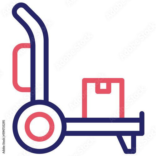 Box Carrier vector icon illustration of Business & Economy iconset.