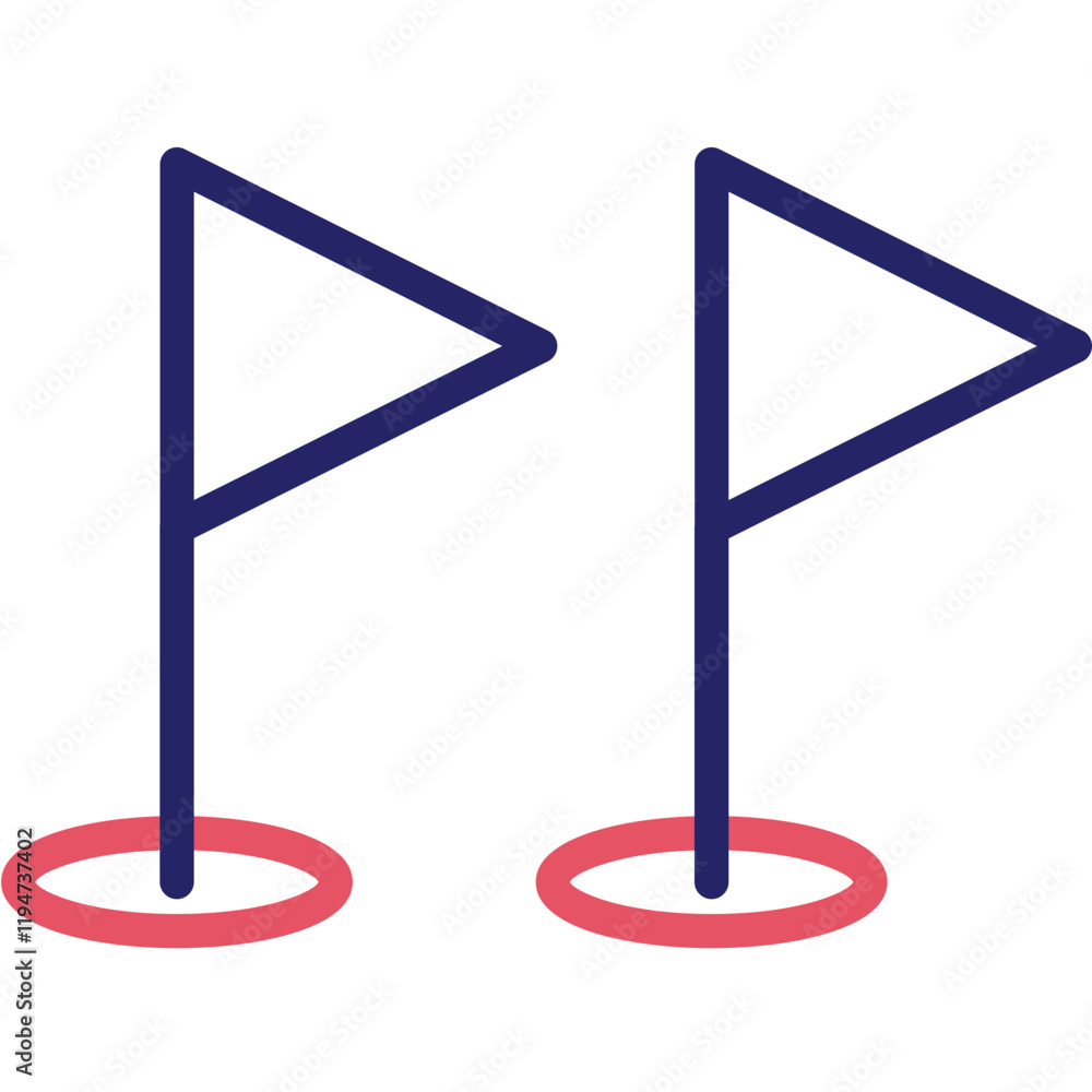 Flags vector icon illustration of Soccer iconset. Flags vector icon illustration of Soccer iconset.
