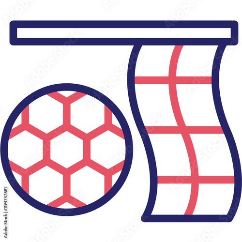 Offside Flag vector icon illustration of Soccer iconset.