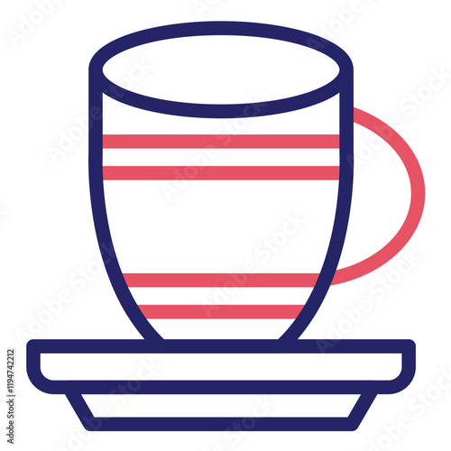 Espresso Cup vector icon illustration of Italy iconset.