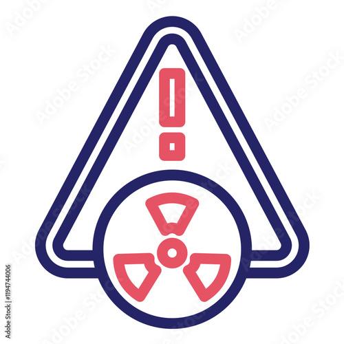 Contamination Hazard vector icon illustration of Infectious Diseases iconset.