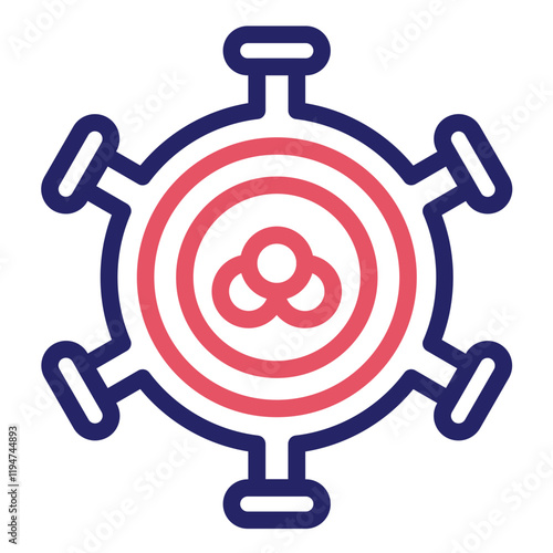 Tumor vector icon illustration of Chemotherapy iconset.