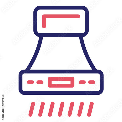Fume Hood vector icon illustration of Lab iconset.