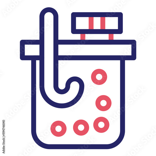 Aeration vector icon illustration of Lab iconset.