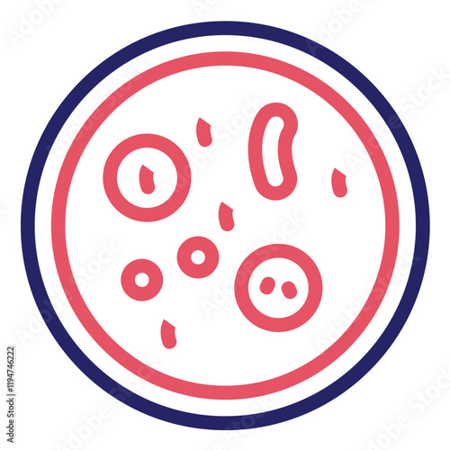 Microorganism vector icon illustration of Lab iconset.