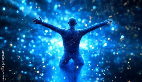 Wallpaper Mural space, man Torontodigital.ca