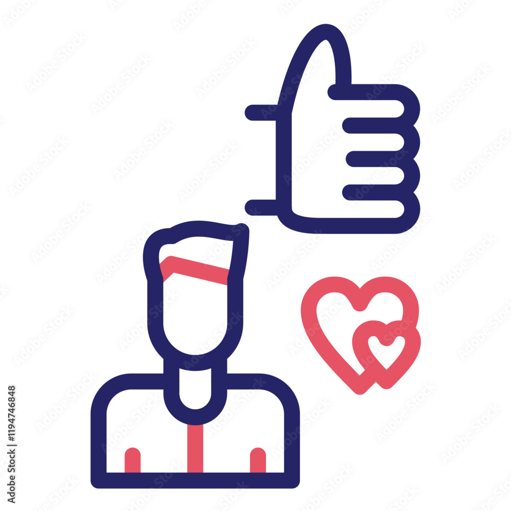 Gratefulness vector icon illustration of Friendship iconset. Gratefulness vector icon illustration of Friendship iconset.