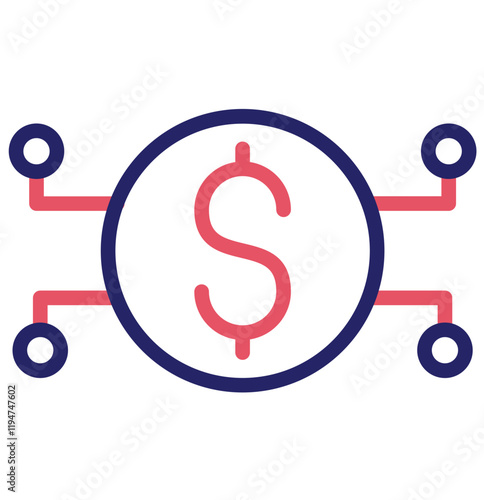 Market Penetration vector icon illustration of Business Analytics iconset.