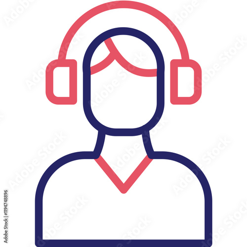 Supportiveness vector icon illustration of Leadership iconset.