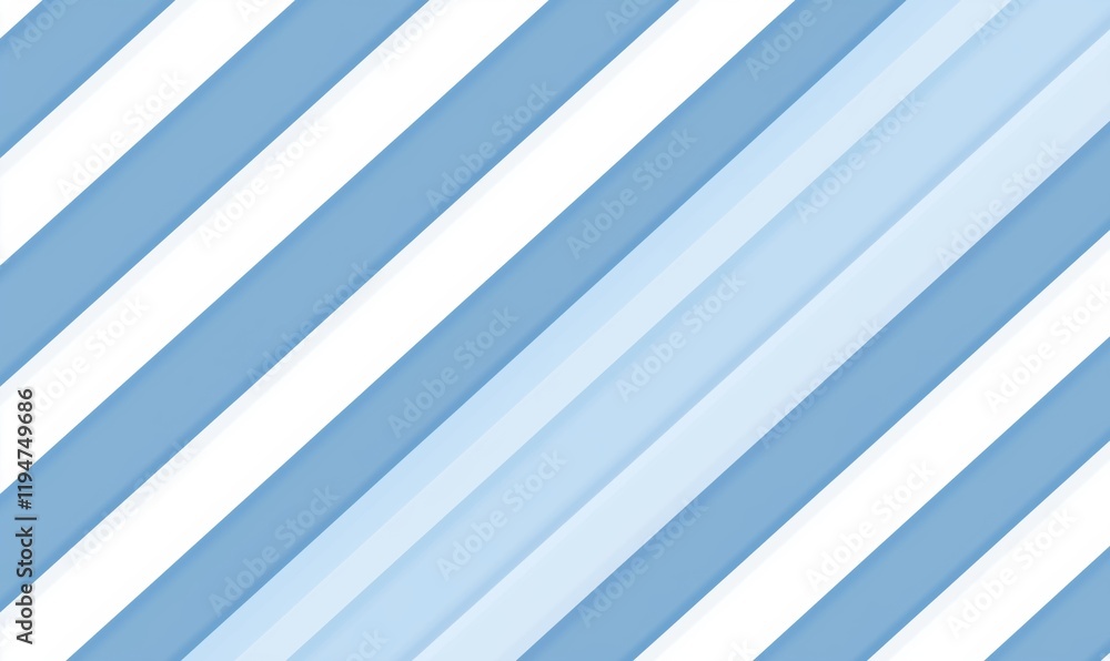 Obraz premium Blue diagonal stripes pattern with varying shades creating a modern and stylish design, ideal for backgrounds and textiles