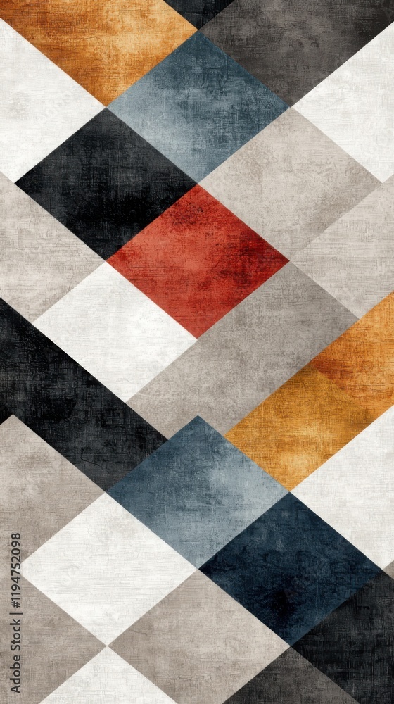 Dynamic geometric diamond pattern design for modern interiors abstract art contemporary style living space eye-catching visuals Dynamic geometric diamond pattern design for modern interiors abstract art contemporary style living space eye-catching visuals