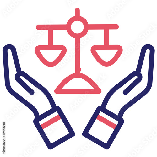 Plea vector icon illustration of Law & Legislation iconset.