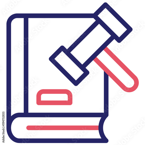 Lawmaking vector icon illustration of Law & Legislation iconset.