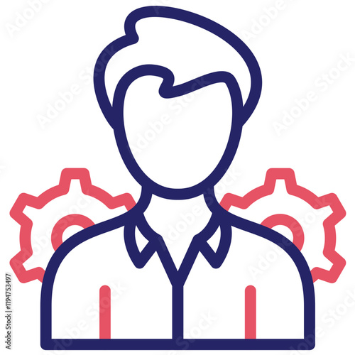 Administration vector icon illustration of Law & Legislation iconset.