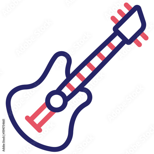 Bass vector icon illustration of Fishing iconset.