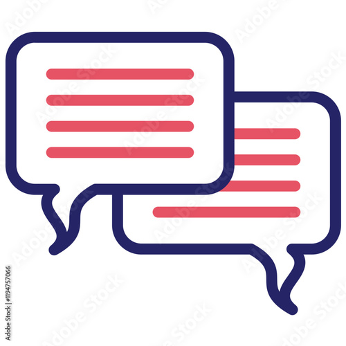 Comment vector icon illustration of Business Training iconset.