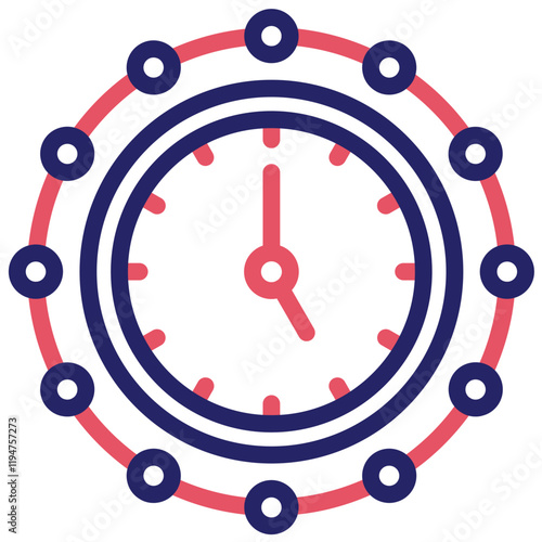 Time vector icon illustration of Gig Economy iconset.