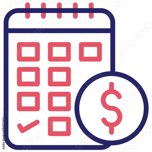 Short Term Task vector icon illustration of Gig Economy iconset.