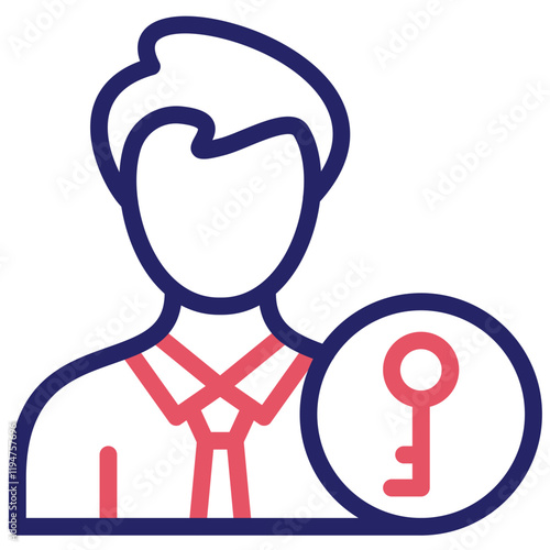 Ownership vector icon illustration of Gig Economy iconset.